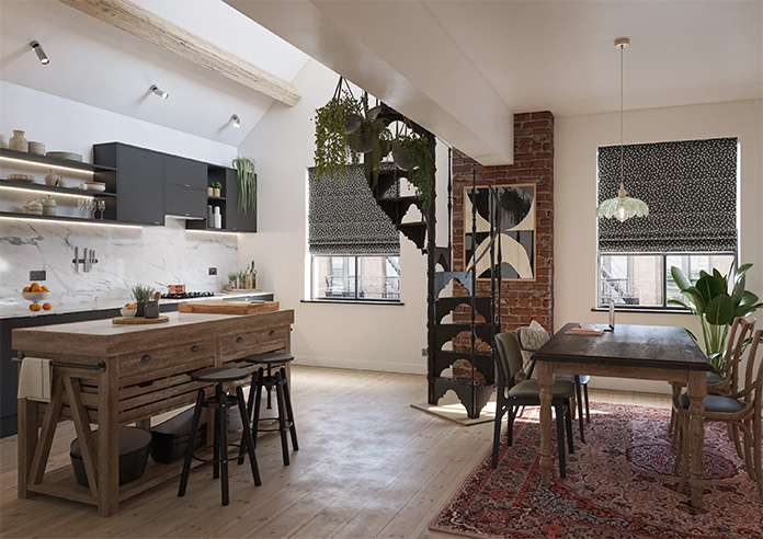 Confetti, Raven - Twist&Fit Roman Blind - Image 6